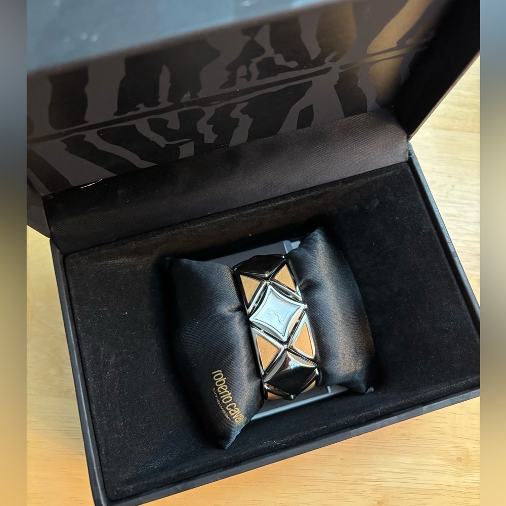 Roberto Cavalli Cuff Watch